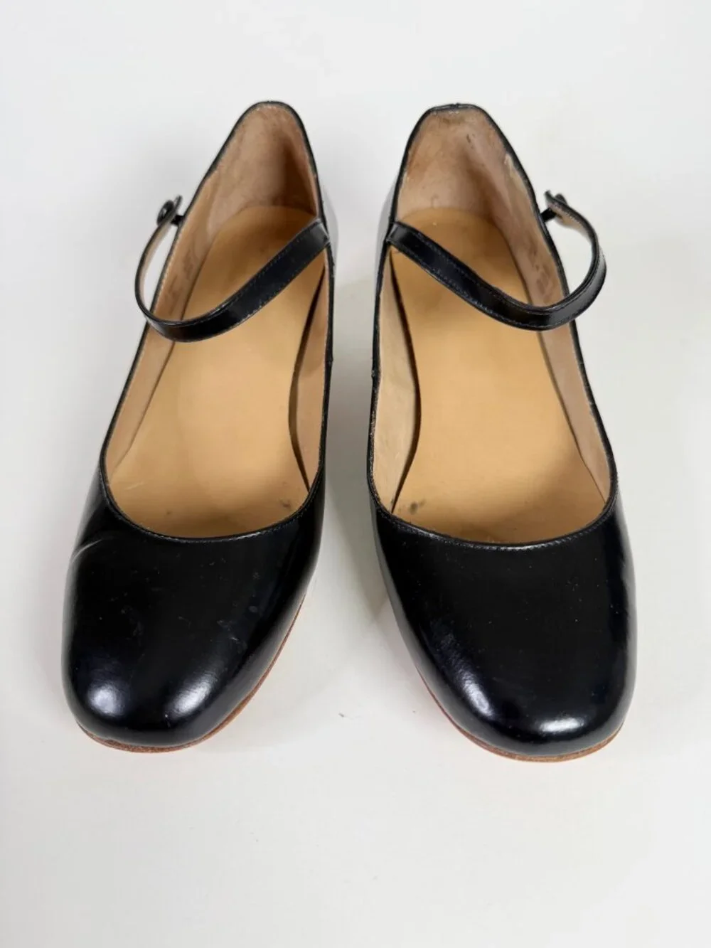 A.P.C. Women's Black Jasmine Mary Jane Shoes EU 39 - Picture 2 of 6